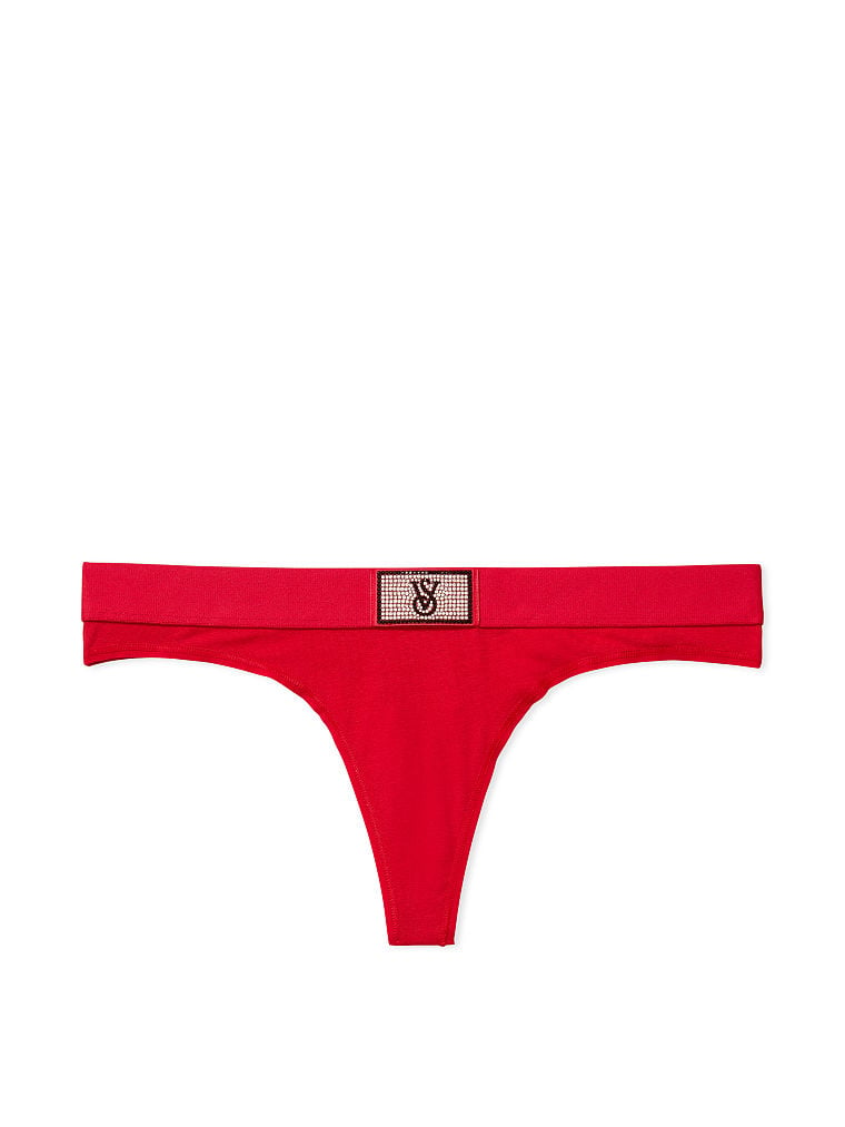 Tanga Con Dettaglio Di Strass, Lipstick, large