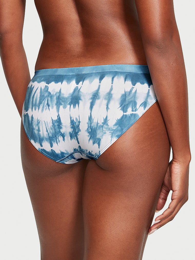 Slip Senza Cuciture, Faded Denim Shibori, large