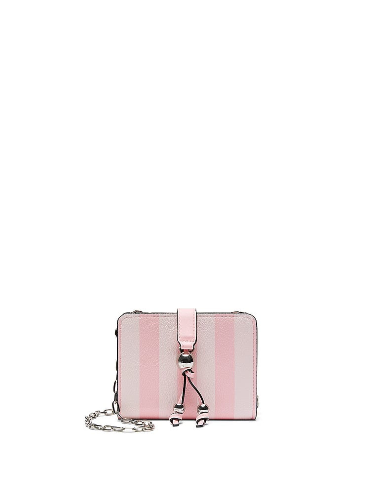 Convertible Chain Wallet, Heritage Stripe, large
