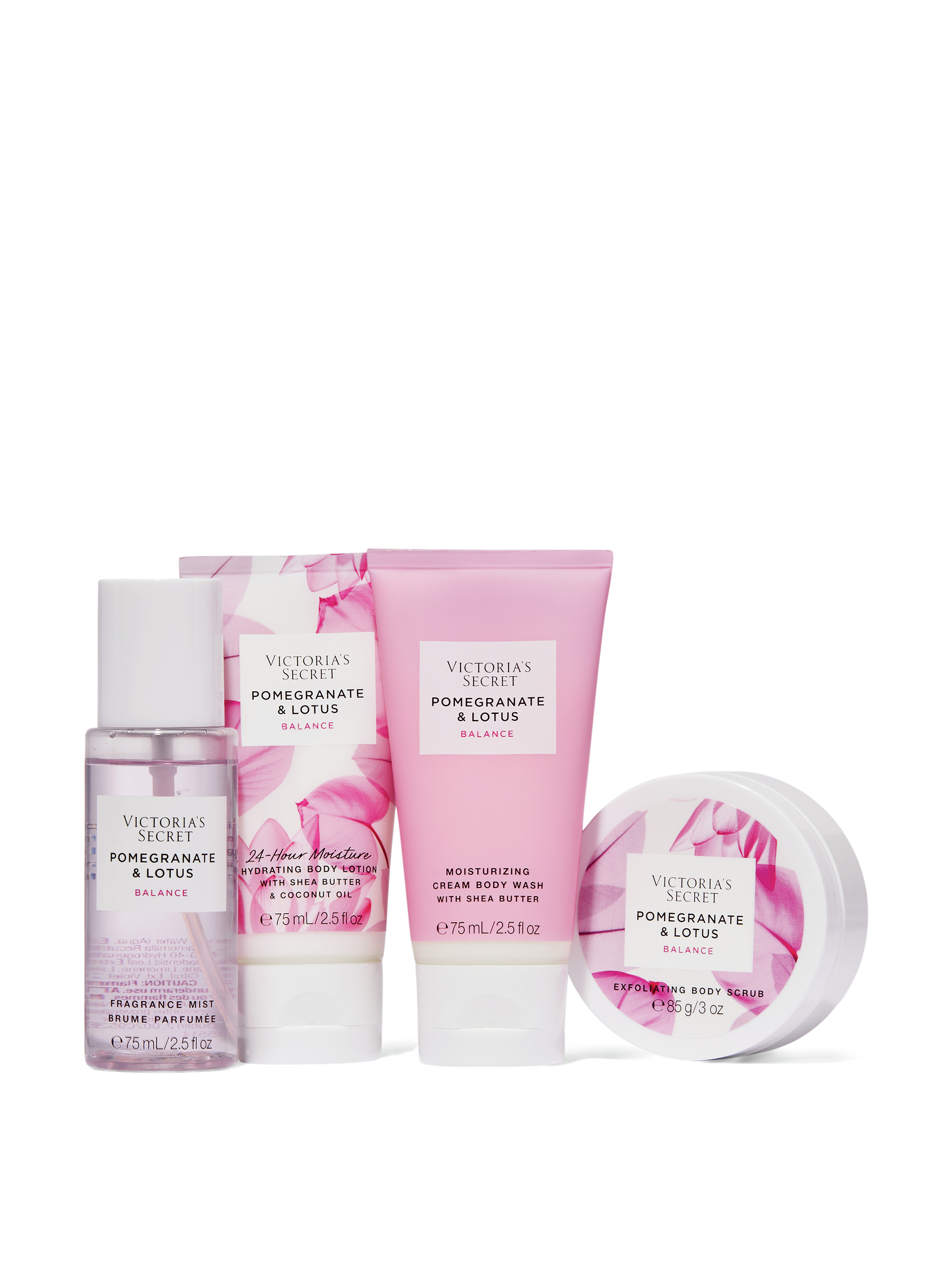 Pomegranate & Lotus Natural Beauty Kit Rituale Per Il Corpo, Description, large