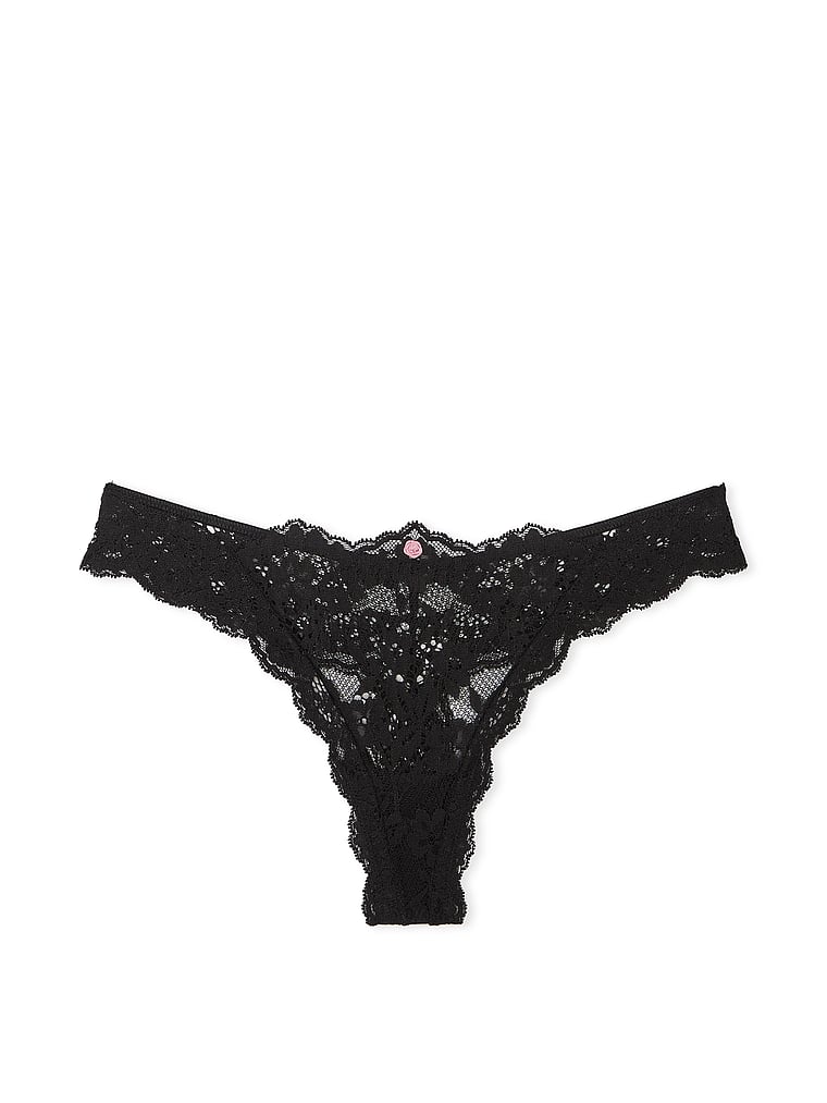 Tanga In Pizzo, Black, large