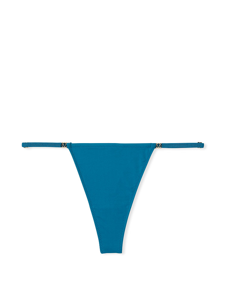 Tanga Con Fianchetti Regolabili, Blue Sapphire, large