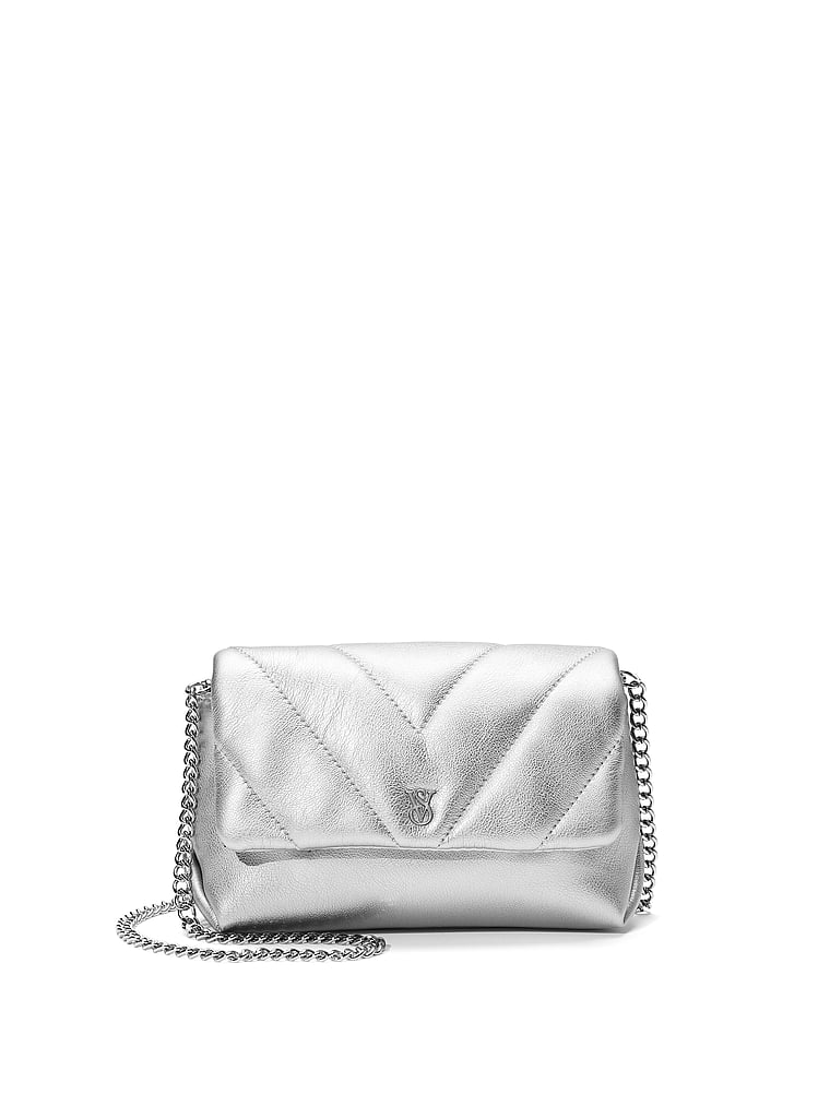 Mini Borsa Convertibile, Silver, large