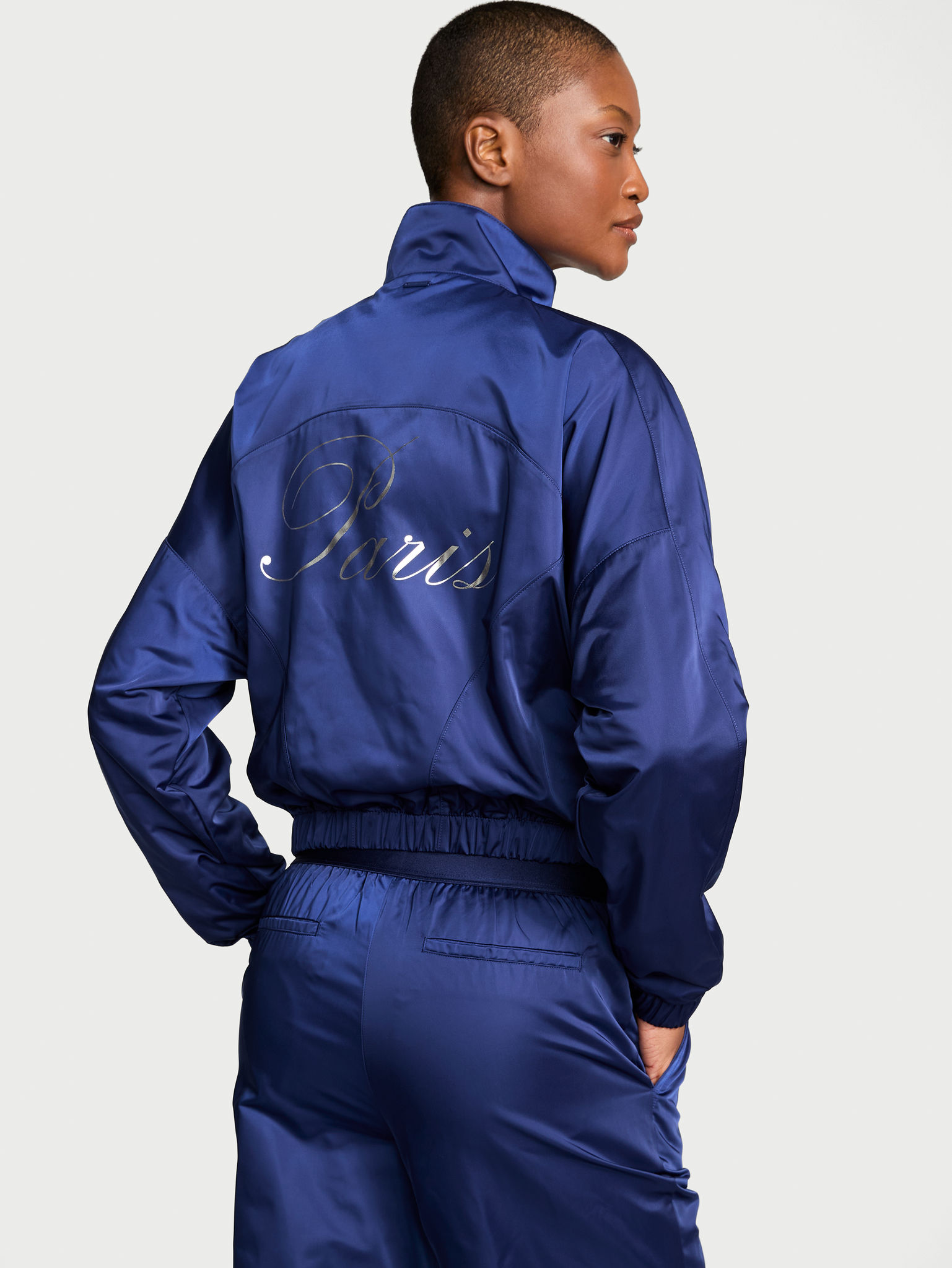 Parachute Full-zip Jacket, Blue InkBlot, large