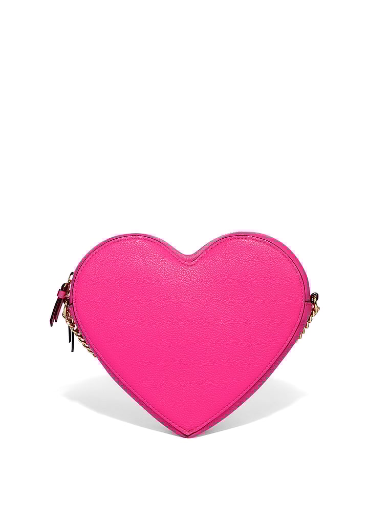 Borsa A Tracolla A Cuore, Hot Pink, large