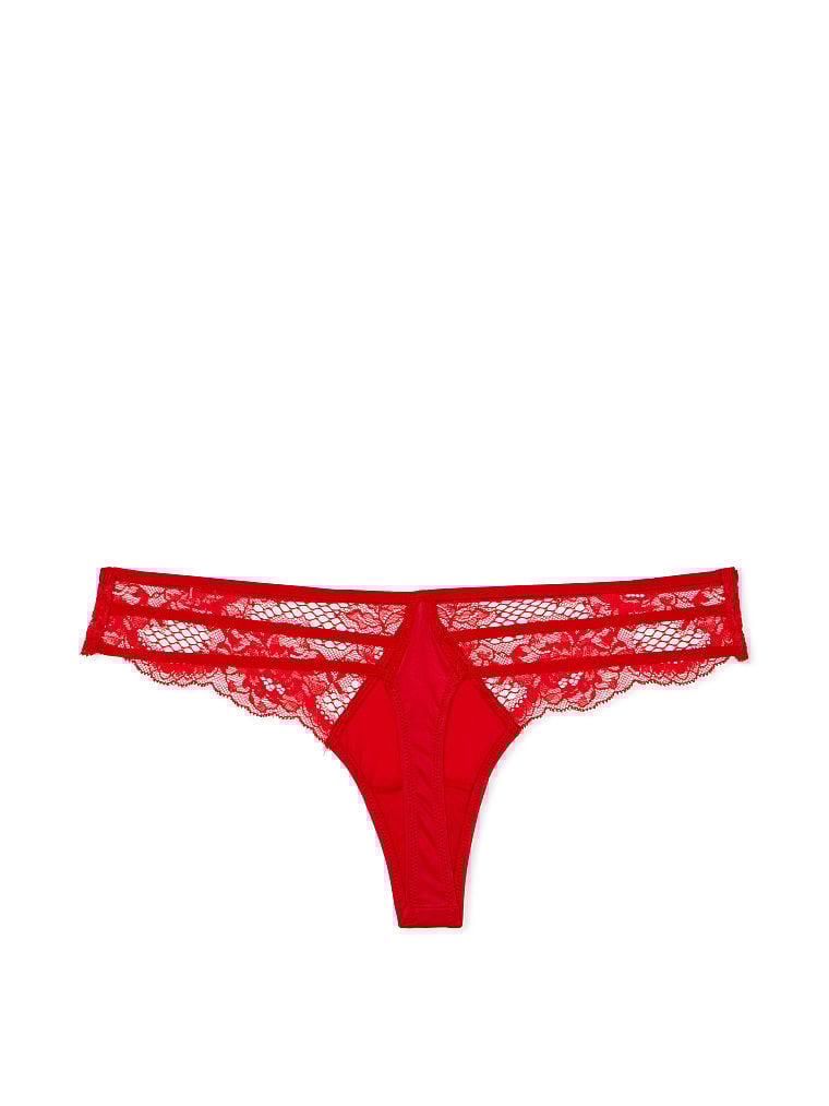 Tanga Con Finiture In Pizzo, Description, large