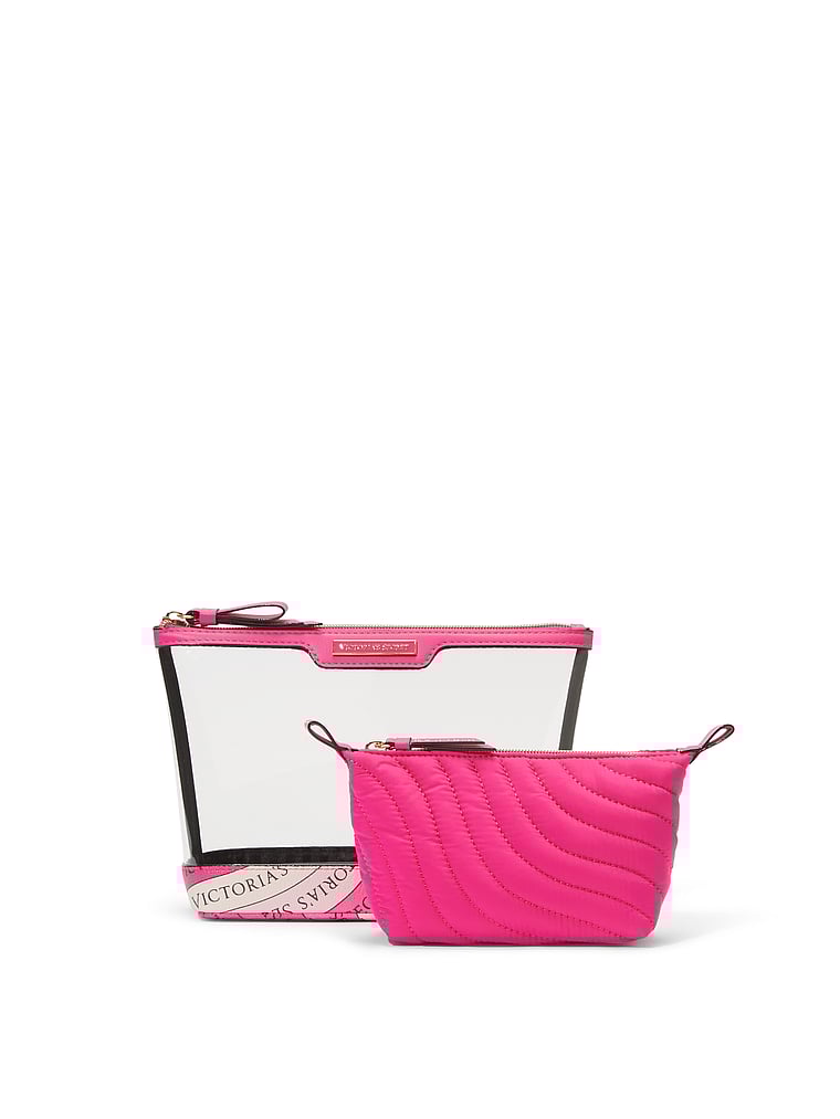 Trousse 2-in-1, Pink Swirl, large