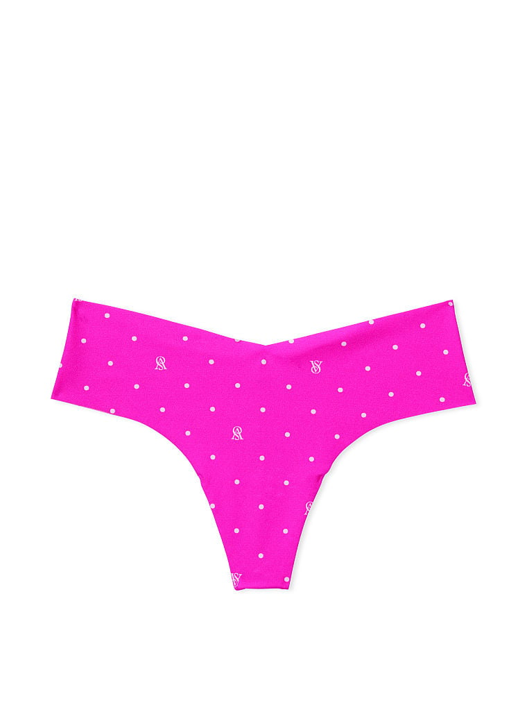 No-show Thong Panty, Bali Orchid Vs Lock Up Dot, large