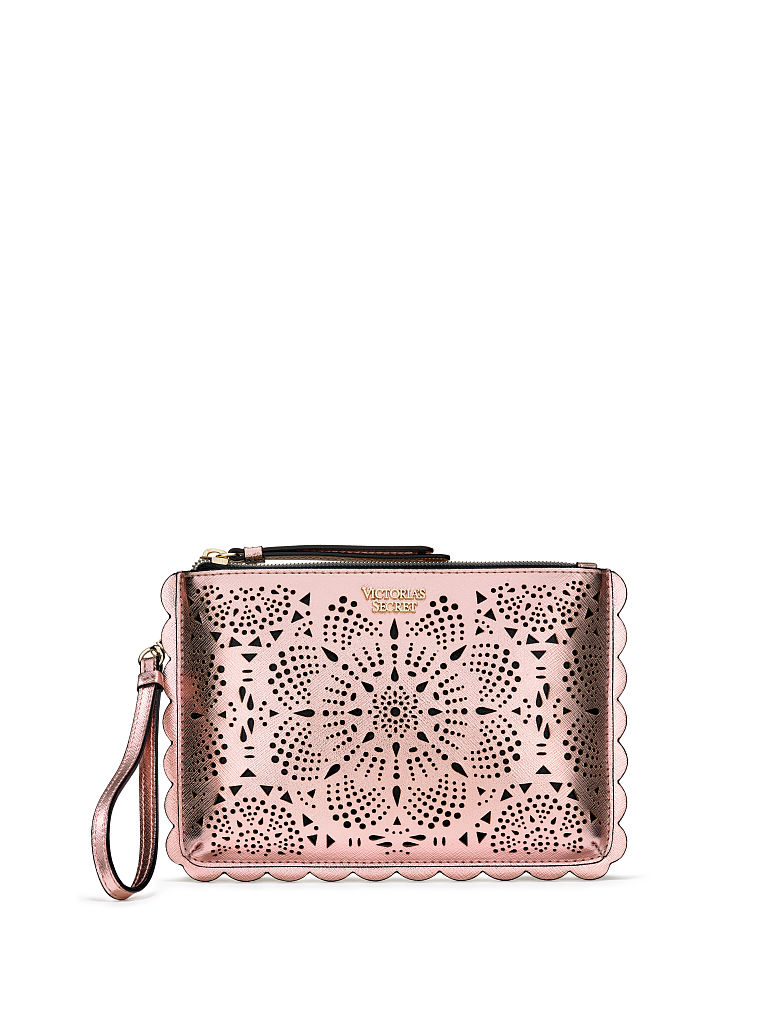 Pochette Da Polso Taglio Laser, Rose Gold, large