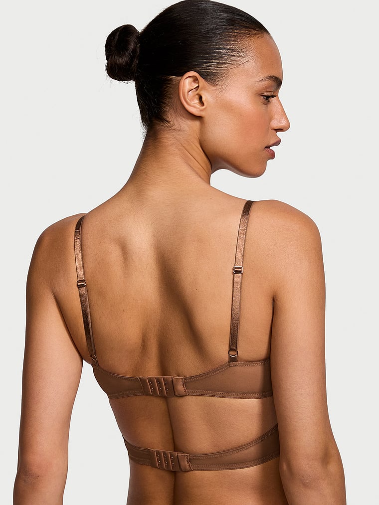 Top Stile Corsetto Low-cut Demi Con Ricami Floreali Boho-chic, Caramel, large