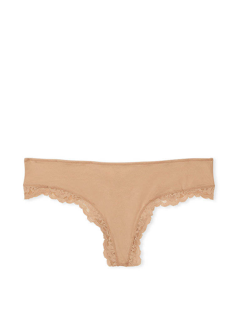 Tanga Liscio Con Cut-out Sul Retro, Sweet Praline, large