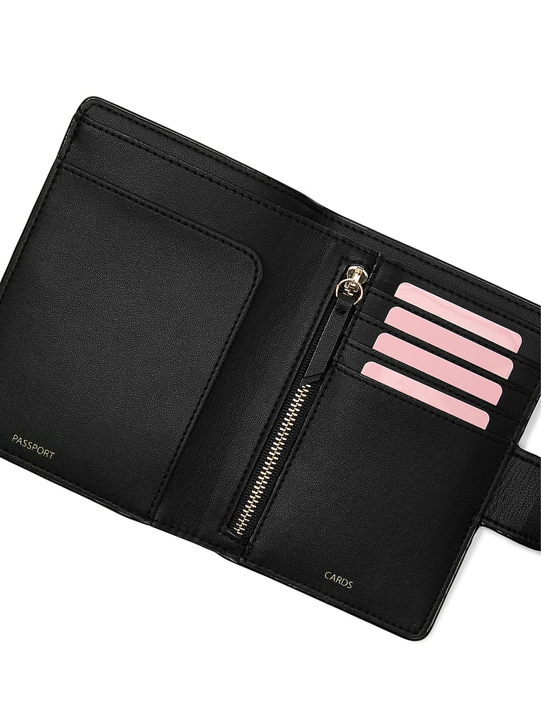 Passport Cover, Black Stripe, large