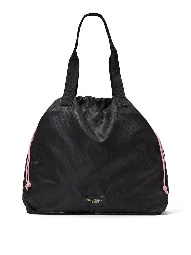 Borsa A Spalla Leggera E Ripiegabile, Black, large