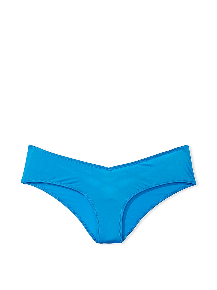 Slip Sgambato Con Laccetti Sul Lato Posteriore, Shocking Blue, large