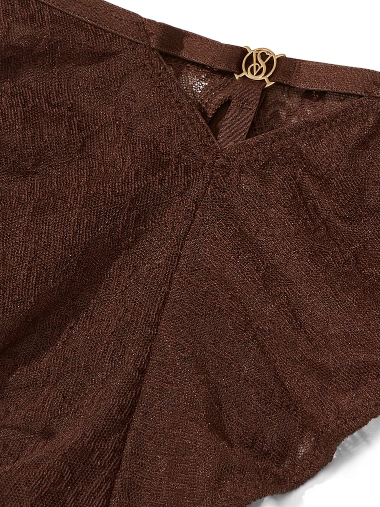 Slip Sgambato In Pizzo Icon By Victoria’s Secret, Ganache, large