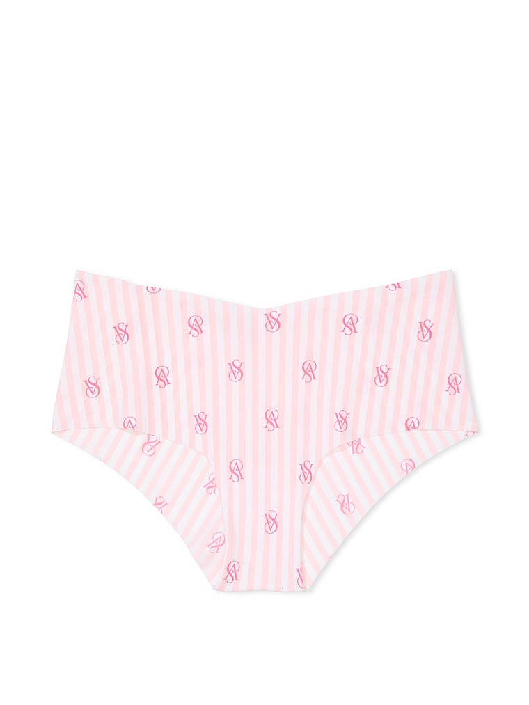Slip Sgambato Senza Cuciture, Purest Pink Logo Stripes, large
