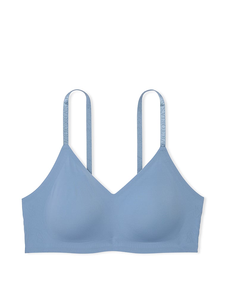 Reggiseno Comfort Leggermente Imbottito E Senza Ferretto, Faded Denim, large