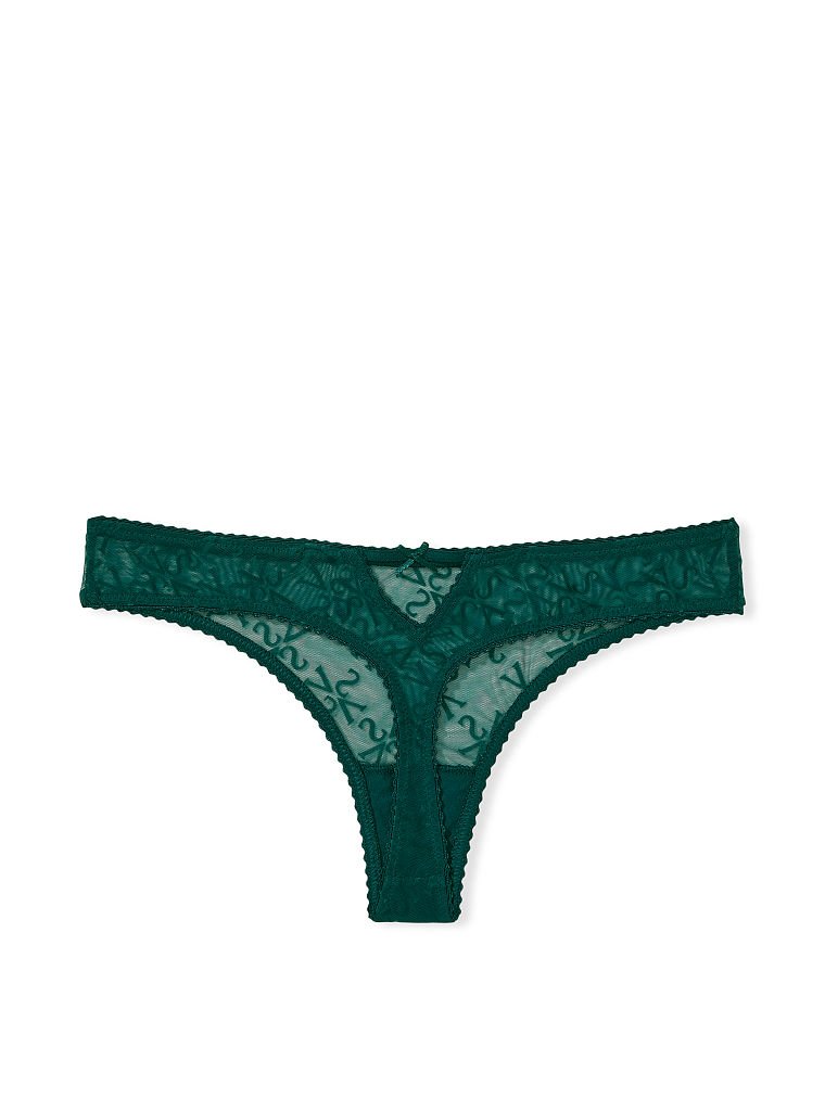 Tanga In Mesh Con Logo, Description, large