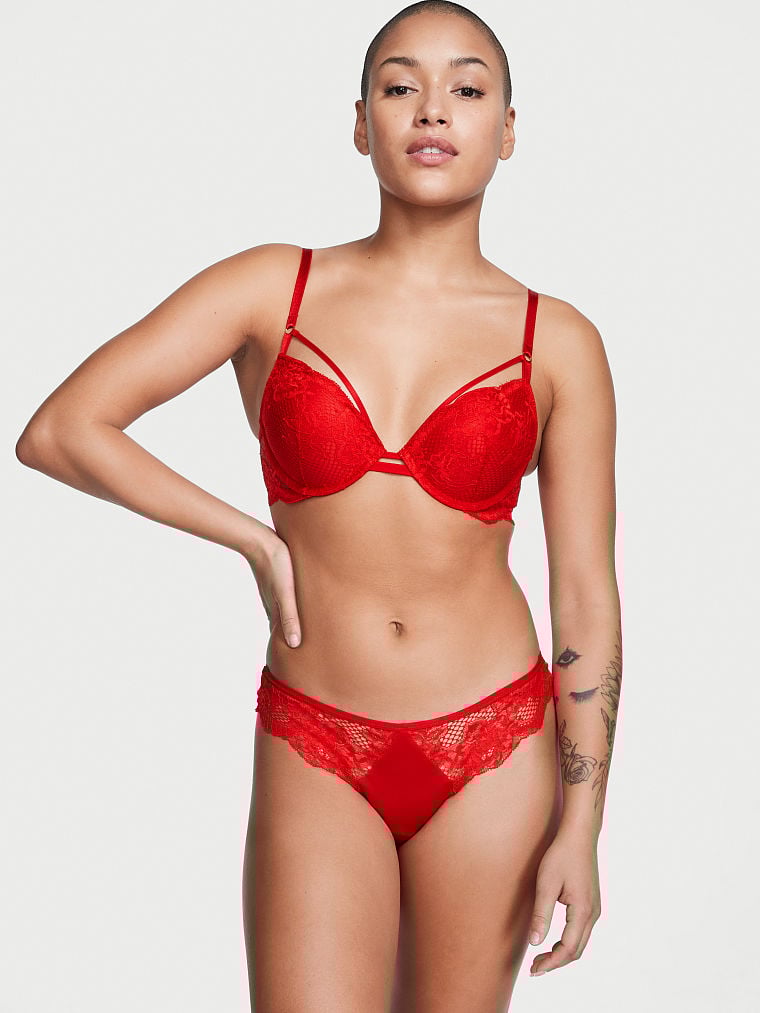 Tanga Con Finiture In Pizzo, Description, large