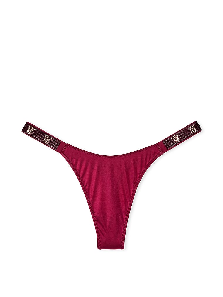 Tanga Con Fianchetti Di Strass, Campari, large