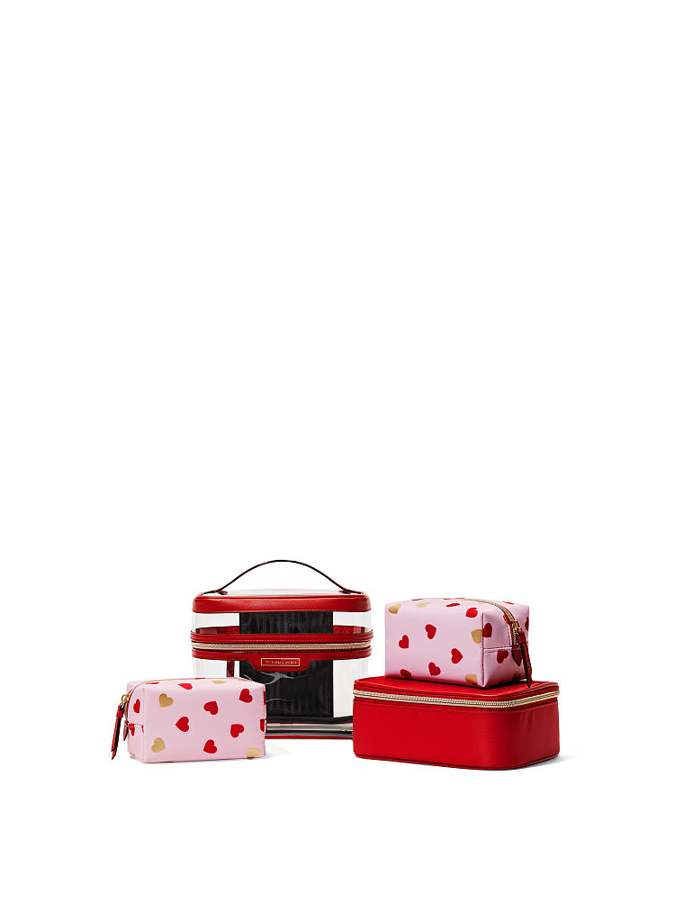 Beauty-case 4-in-1, Lipstick Red Mini Heart, large