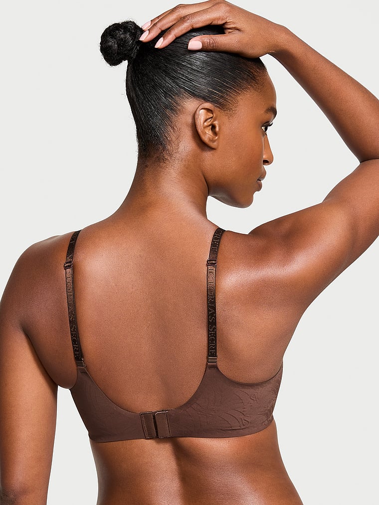 Reggiseno Comfort Leggermente Imbottito E Senza Ferretto, Ganache, large