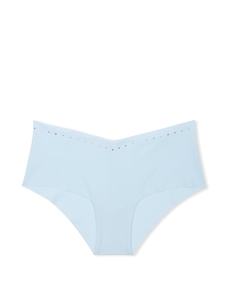Slip Sgambato Invisibile Con Strass, Light Blue, large
