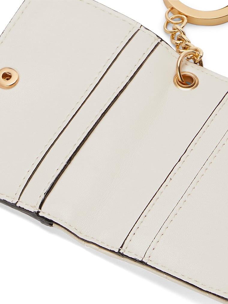 Porta Carte-portachiavi Con Patta, Biscotti Stud, large