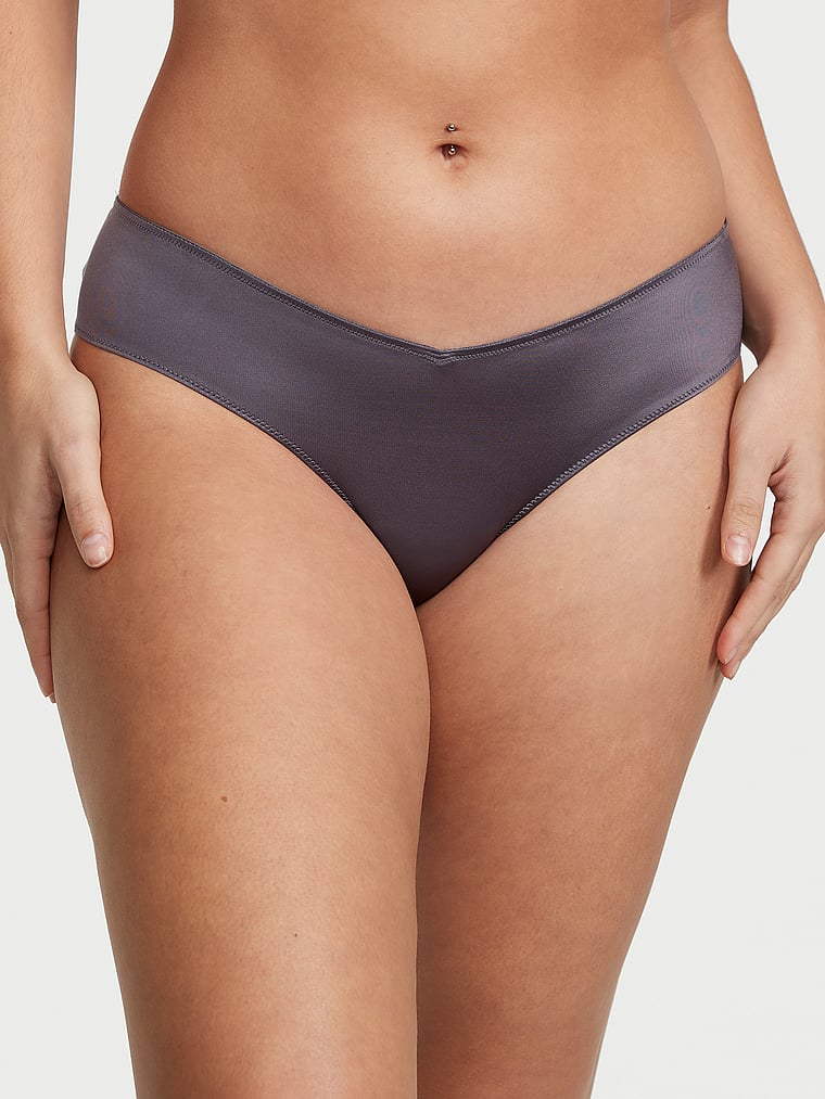 Slip sgambato grigio con laccetti Victoria s Secret Italia