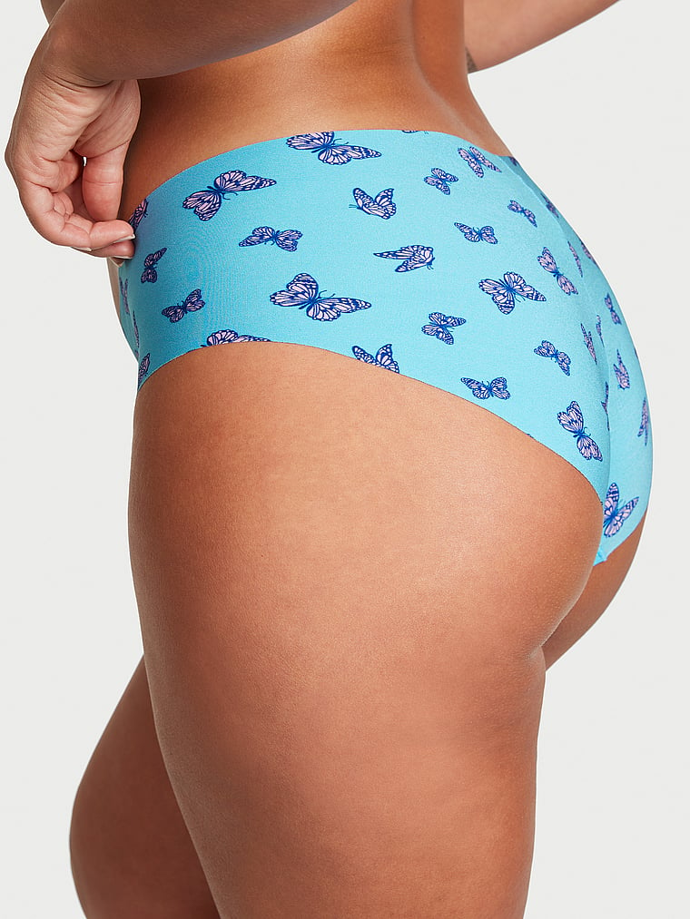 Slip Coprente Senza Cuciture, Bikini Blue Butterflies, large