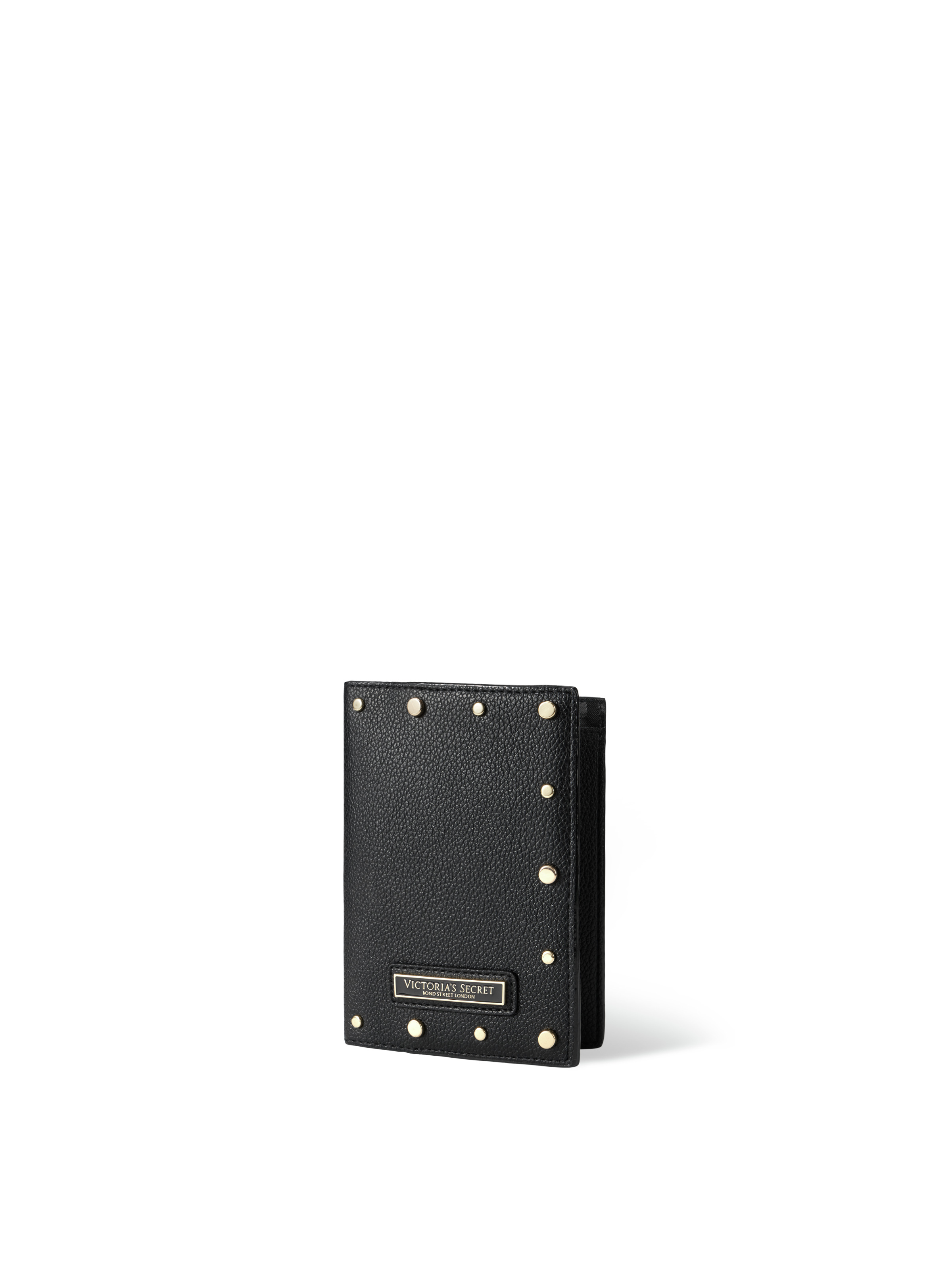 Porta Passaporto, Black Stud, large