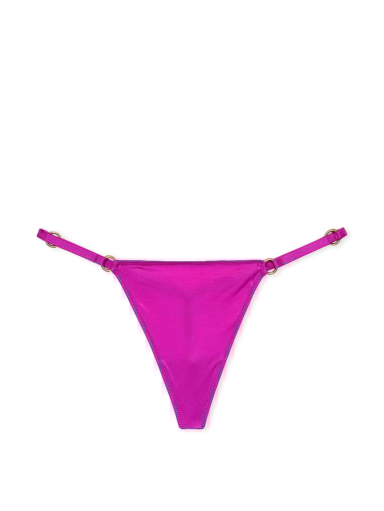 Tanga Con Anelli Metallici, Outrageous Pink, large