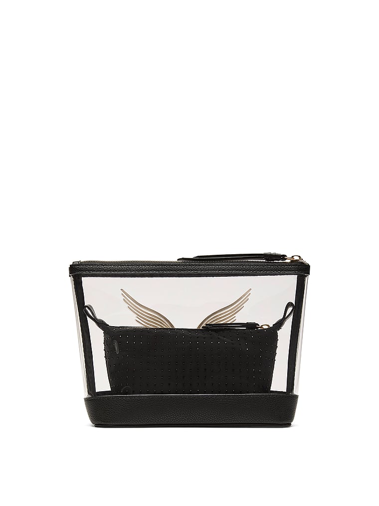 Fashion Show Cosmetic Case, Black, large