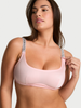 Shine Strap Scoop Bralette, Angel Pink, large