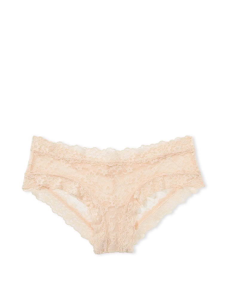 Slip Sgambato In Pizzo, Marzipan, large