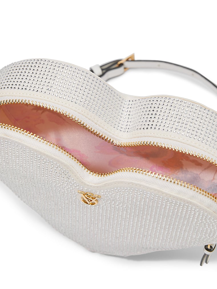 Borsa A Tracolla A Forma Di Cuore, Bridal, large
