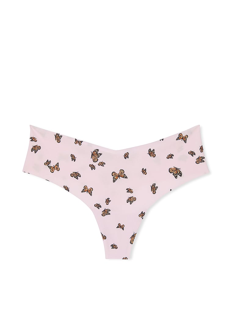 Tanga Senza Cuciture, Delicate Violet Butterflies, large