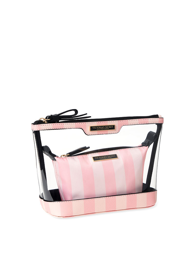 Coppia Di Trousse Am/pm, Signature Stripe, large