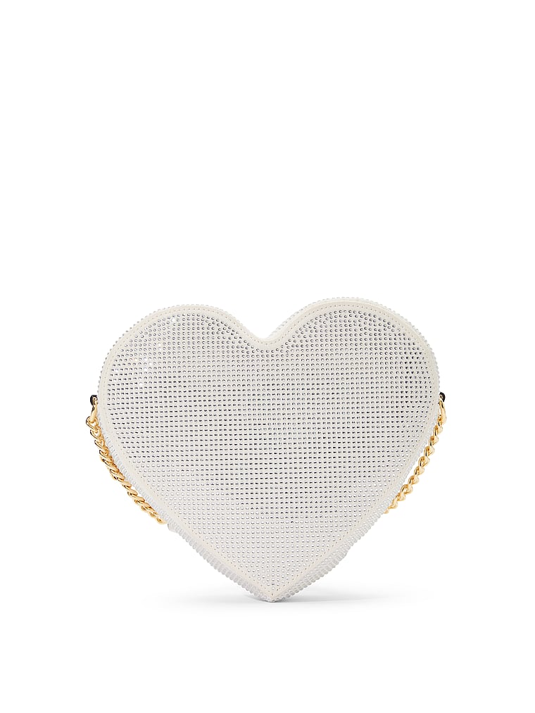Borsa A Tracolla A Forma Di Cuore, Bridal, large