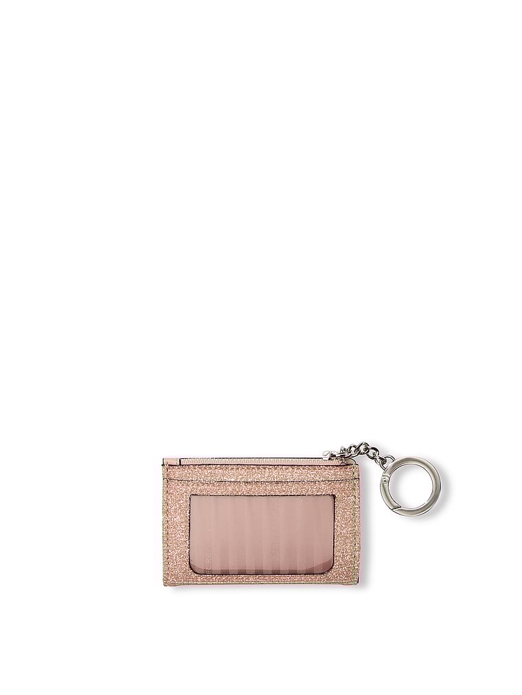 Foldover Card Case, Rose Gold, large