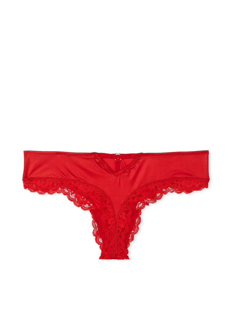 Tanga Liscio Con Cut-out Sul Retro, Lipstick, large