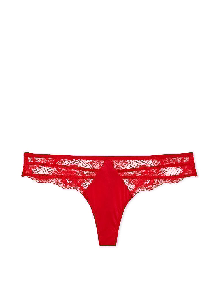 Tanga Con Finiture In Pizzo, Description, large