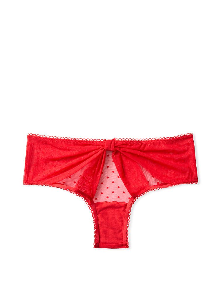 Slip Sgambato Aperto Con Fiocco