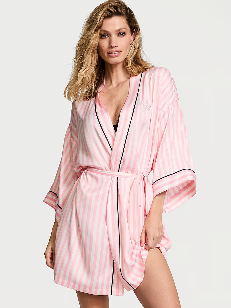 Kimono In Raso Satinato Victoria’s Secret Fashion Show ‘24, 73QU-11250022, large