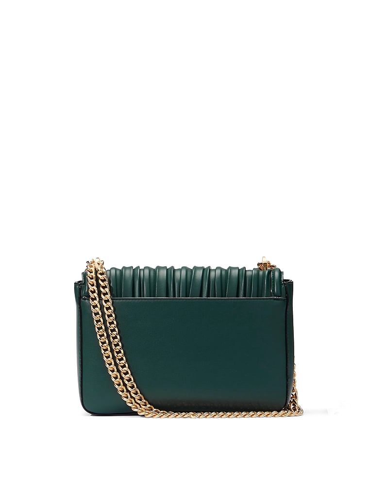 Borsa A Tracolla Media, Black Ivy Pleated, large