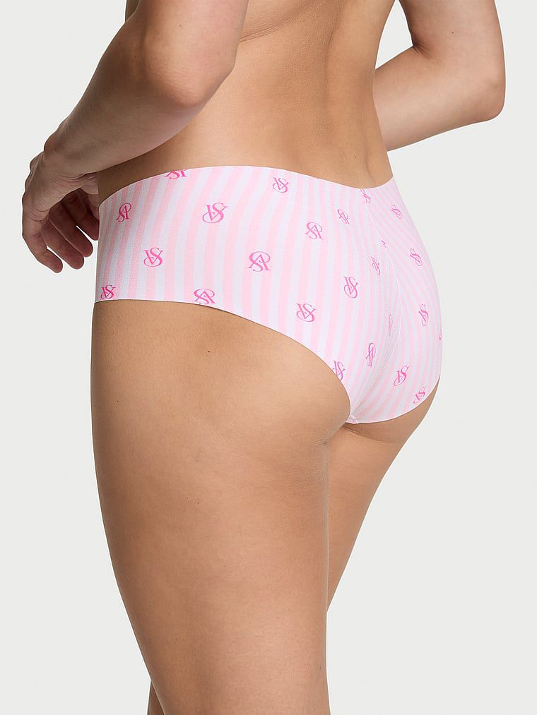 Slip Coprente Senza Cuciture, Vs White/Pretty Blossom Vs Lockup On Stripe, large