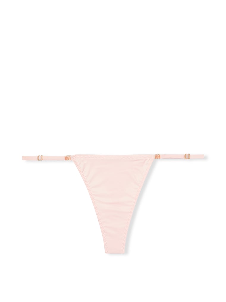 Tanga Con Fianchetti Regolabili, Purest Pink, large