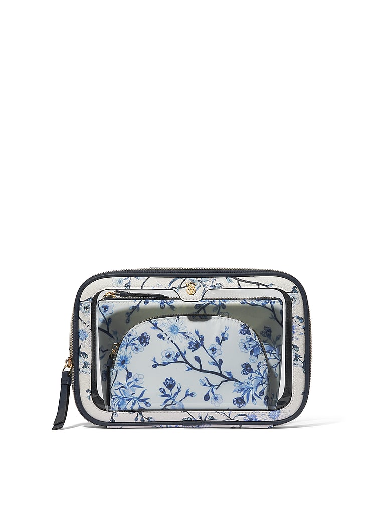 Trousse 3-in-1, Blue Floral, large