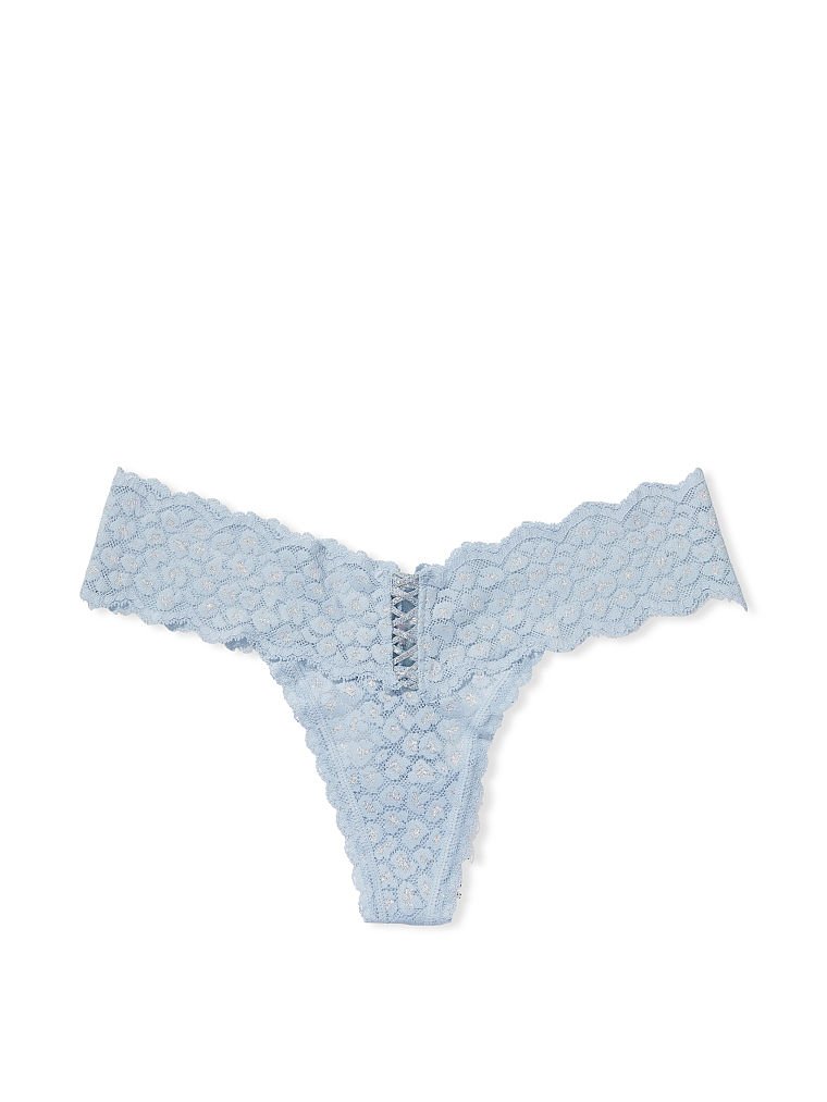 Tanga Con Fantasia Animalier E Dettaglio Stringato, Description, large