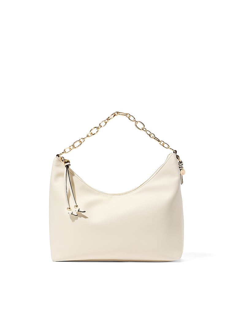 Vs Icon Medium Shoulder Bag, Swan Studs, large